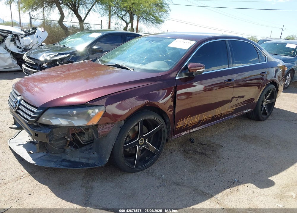2013 VOLKSWAGEN PASSAT 2.5L SE VIN: 1VWBP7A39DC057210