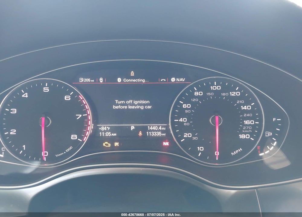 2013 AUDI A6 VIN: WAUGFAFC1DN023961