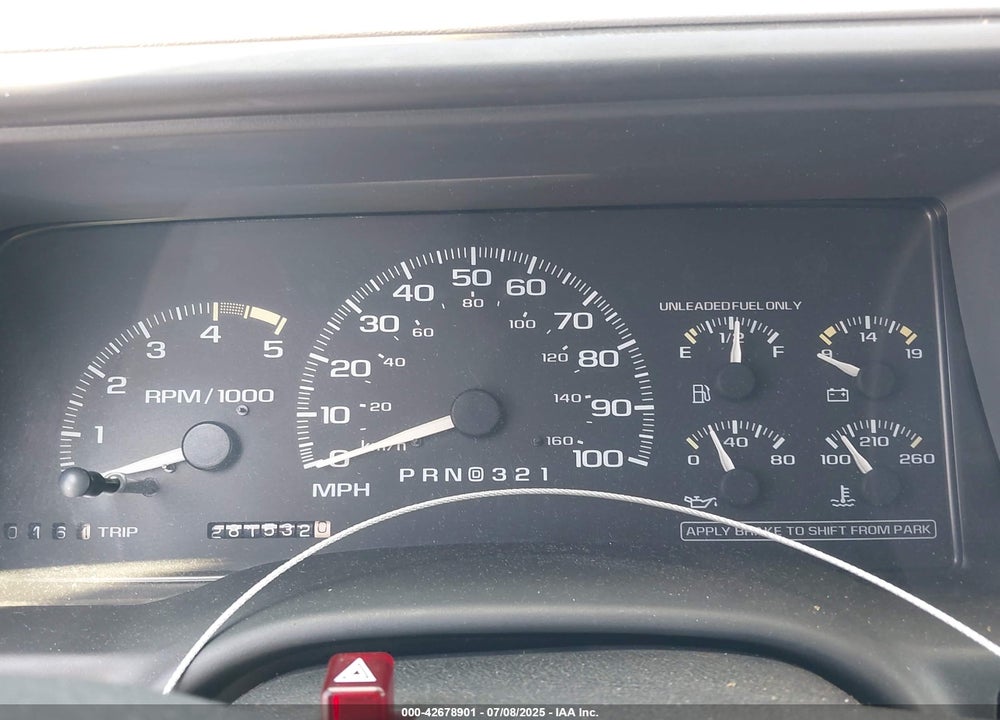 1995 CHEVROLET GMT-400 C1500 VIN: 2GCEC19H3S1244602