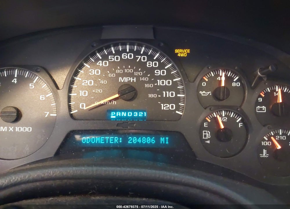 2002 CHEVROLET TRAILBLAZER LTZ VIN: 1GNDT13S922292550