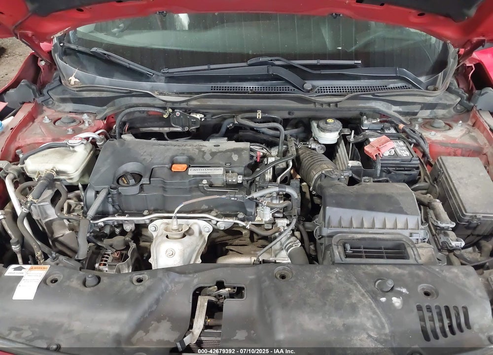 2016 HONDA CIVIC VIN: 2HGFC2F58GH570500