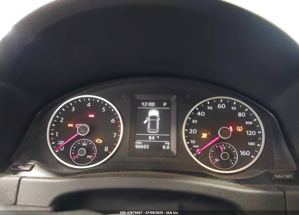 2012 VOLKSWAGEN TIGUAN VIN: WVGBV7AX2CW503301