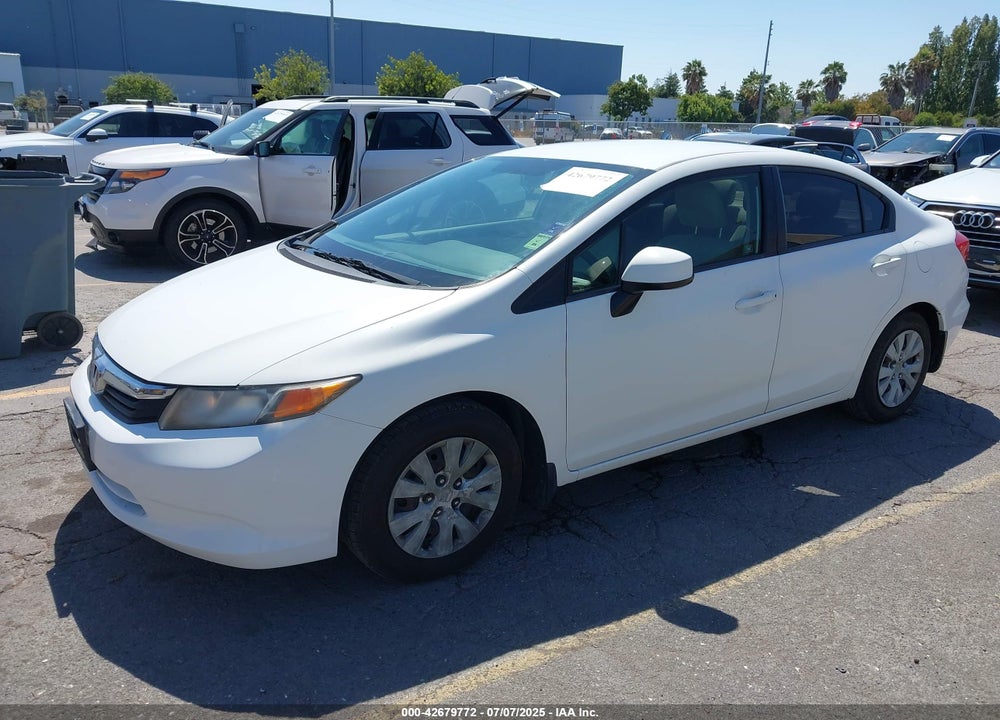 2012 HONDA CIVIC LX VIN: JHMFB2F54CS004790