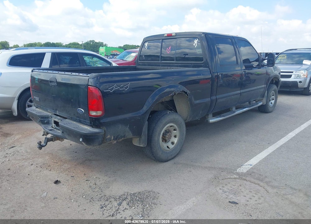 2004 FORD F-250 LARIAT/XL/XLT VIN: 1FTNW21S34EB26698