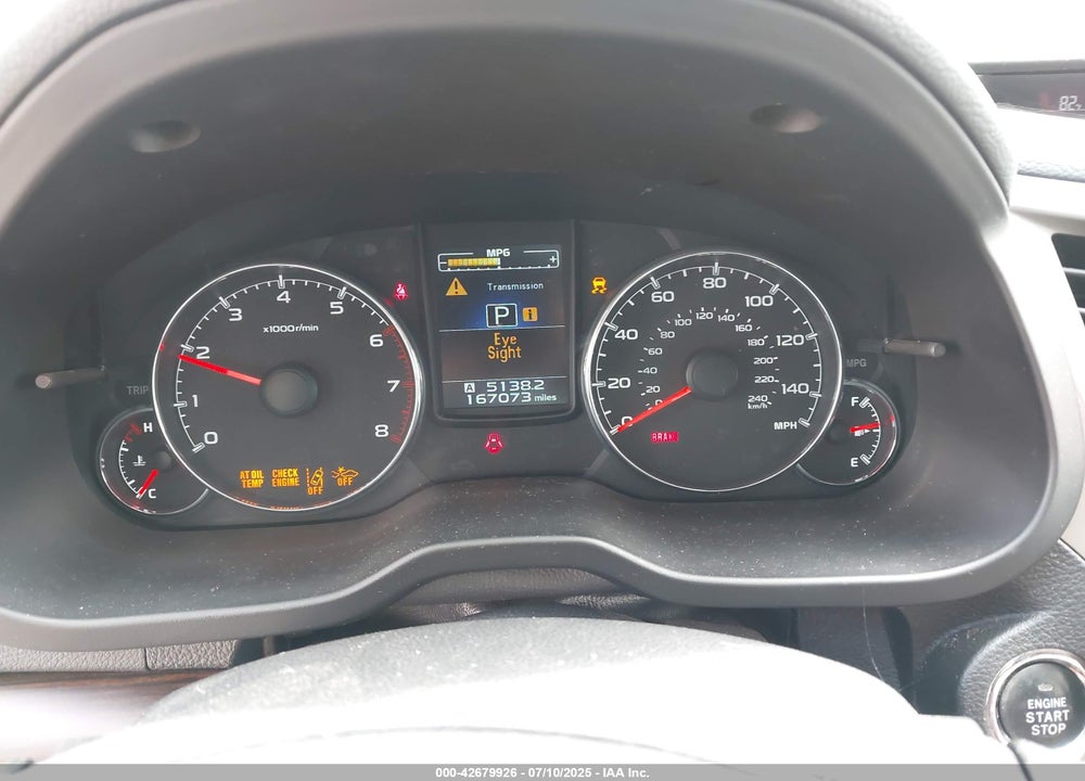 2014 SUBARU OUTBACK 2.5I LIMITED VIN: 4S4BRBPC4E3251468