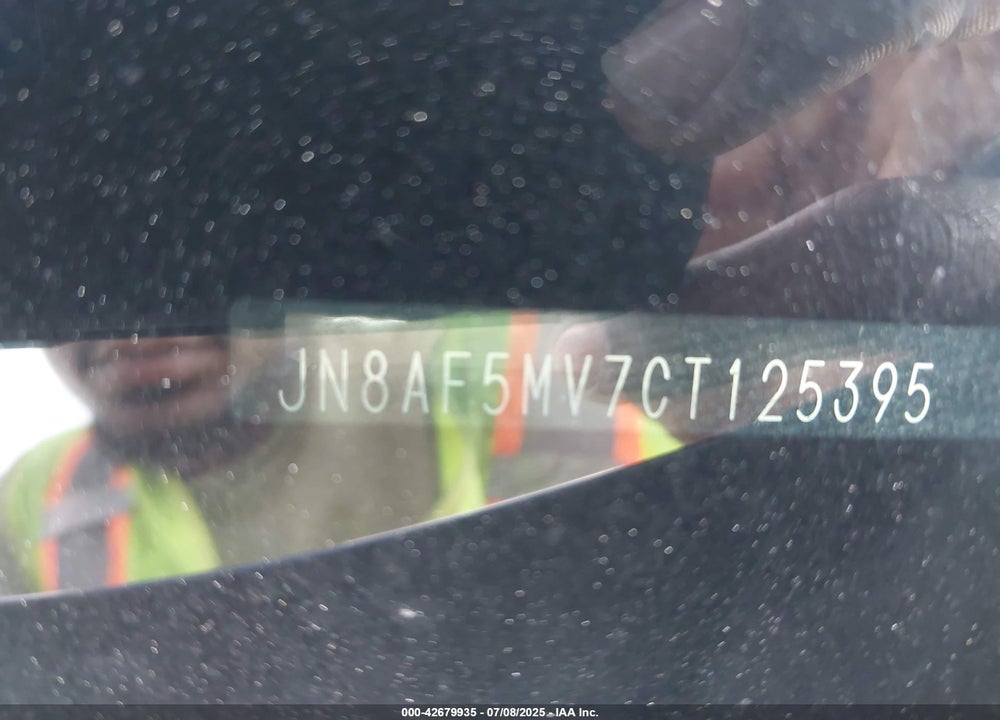 2012 NISSAN JUKE VIN: JN8AF5MV7CT125395