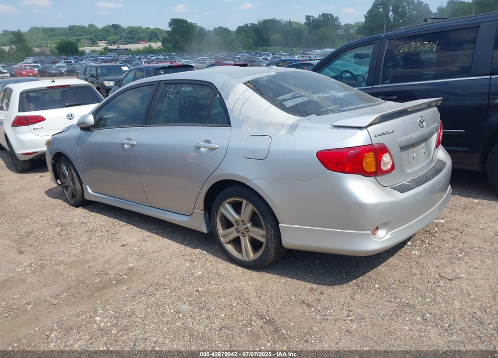 2009 TOYOTA COROLLA VIN: 1NXBE40E69Z003757