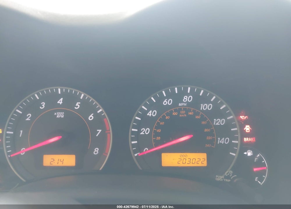 2009 TOYOTA COROLLA VIN: 1NXBE40E69Z003757
