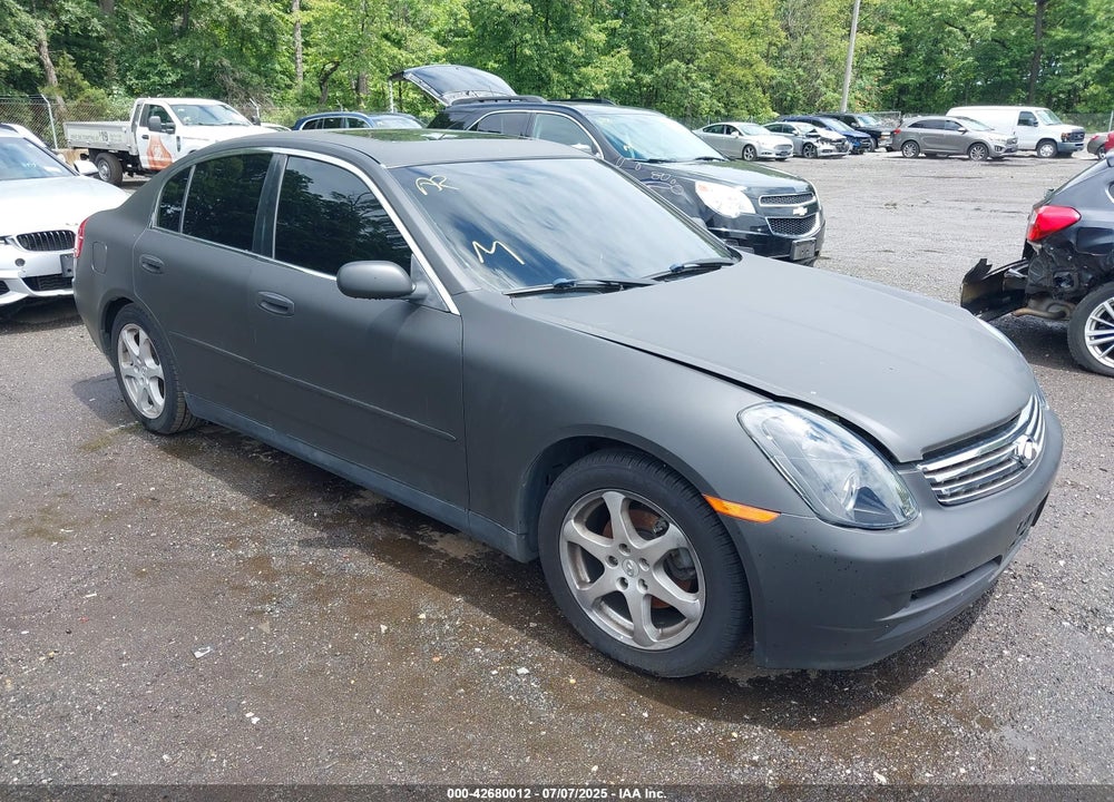 2003 INFINITI G35 LUXURY LEATHER VIN: JNKCV51E13M317934