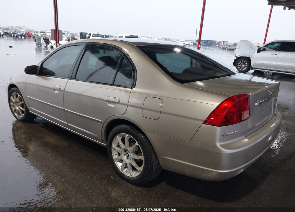 2001 HONDA CIVIC EX VIN: 2HGES26771H600674