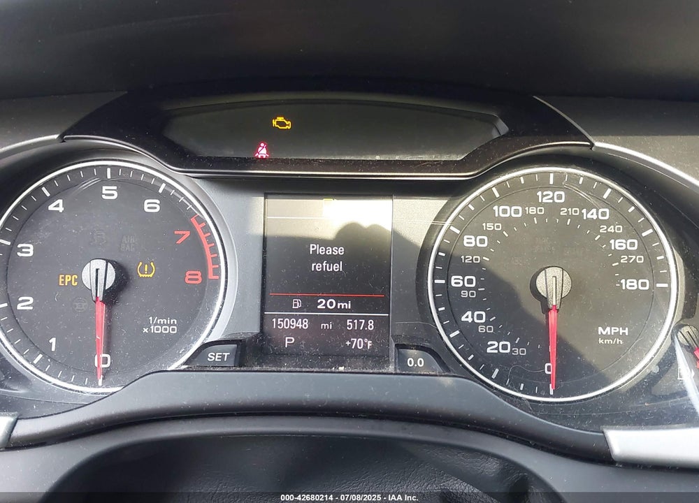 2012 AUDI A4 VIN: WAUFFAFLXCA099048