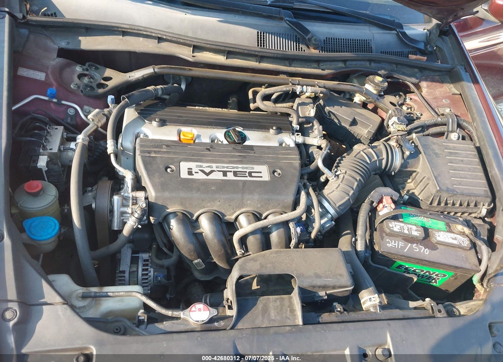 2008 HONDA ACCORD VIN: 1HGCP26808A085205