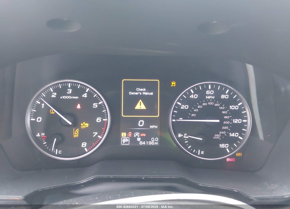2020 SUBARU OUTBACK VIN: 4S4BTACC7L3139164