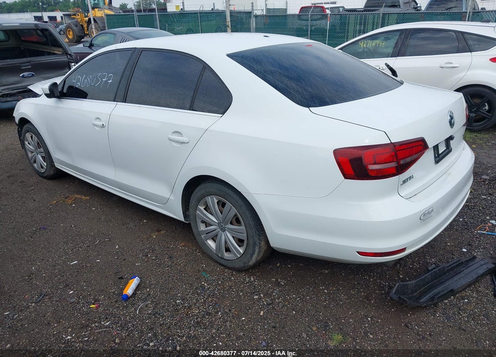 2017 VOLKSWAGEN JETTA VIN: 3VW2B7AJ1HM258181