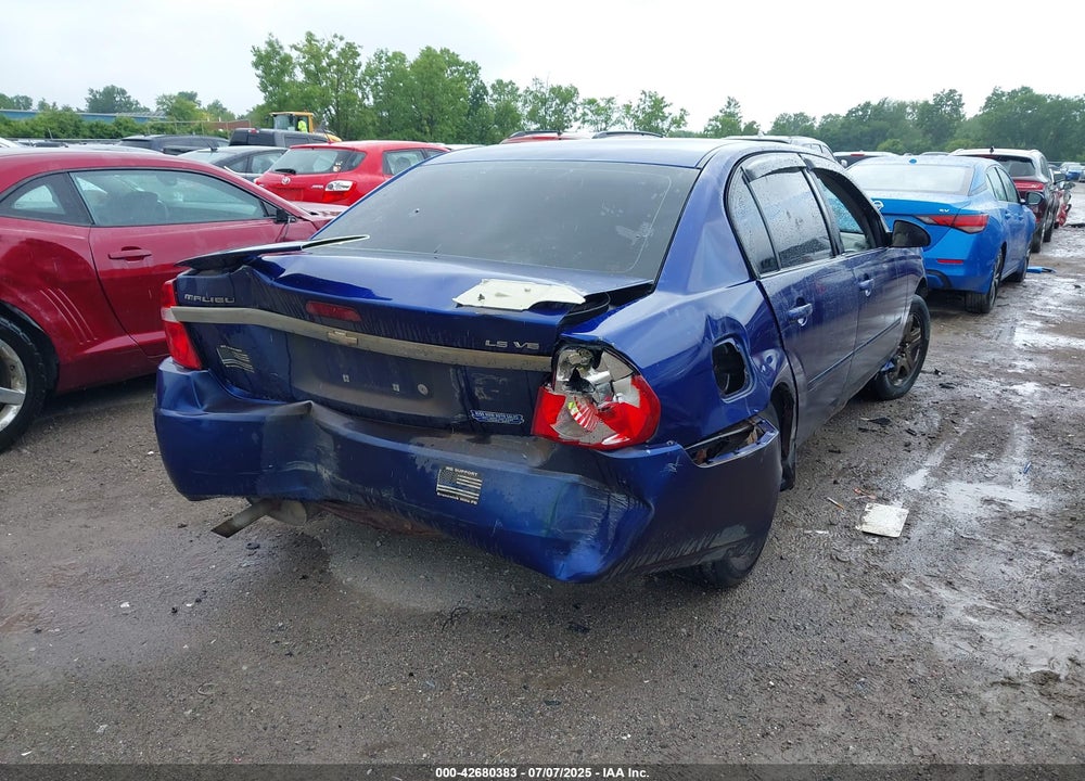 2005 CHEVROLET MALIBU LS VIN: 1G1ZT54885F261384