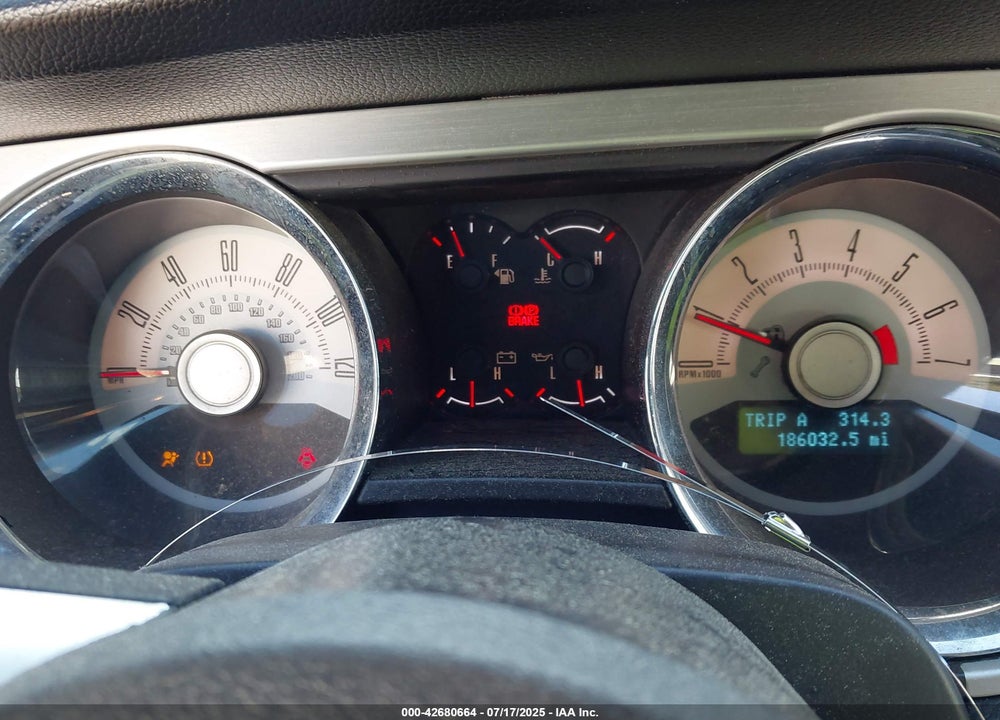 2010 FORD MUSTANG VIN: 1ZVBP8EN3A5174136
