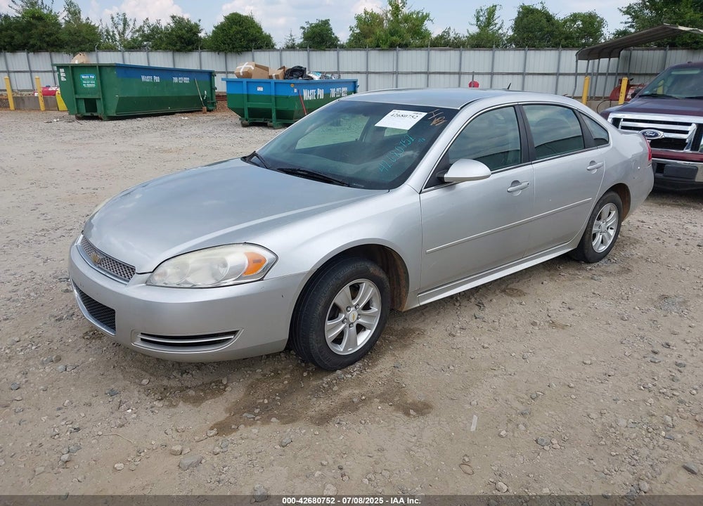 2012 CHEVROLET IMPALA VIN: 2G1WF5E30C1248307