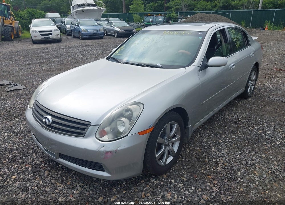 2005 INFINITI G35X VIN: JNKCV51FX5M314865