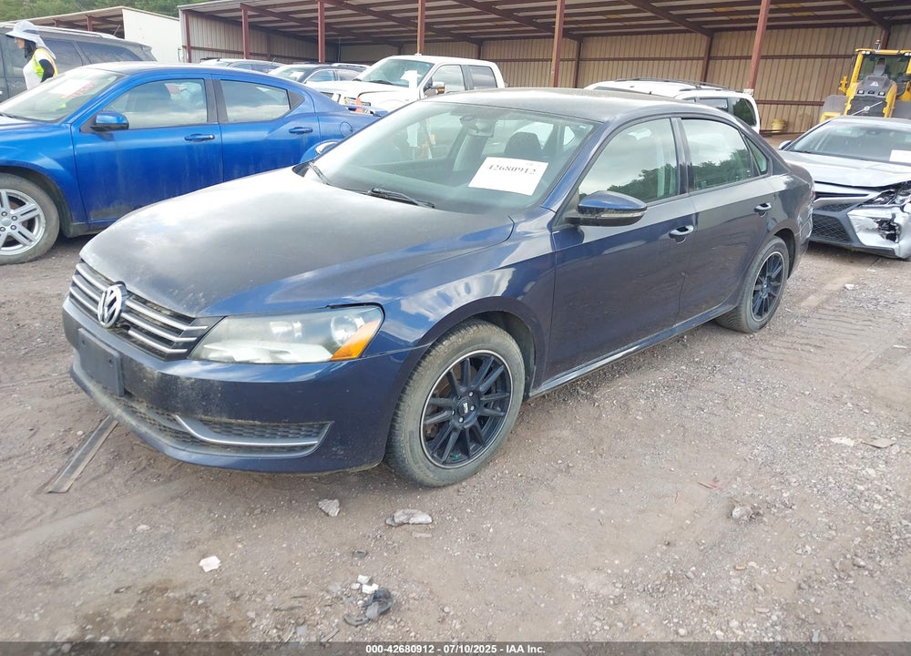 2012 VOLKSWAGEN PASSAT VIN: 1VWAH7A34CC023134