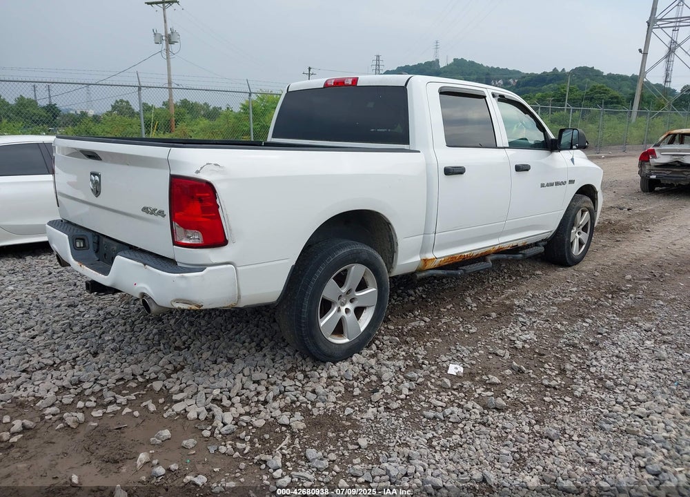 2012 RAM 1500 VIN: 1C6RD7KT3CS250862