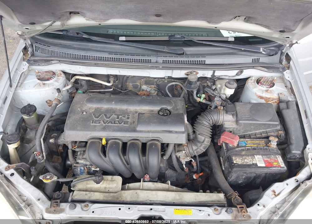 2005 TOYOTA COROLLA LE VIN: 2T1BR32E15C554198
