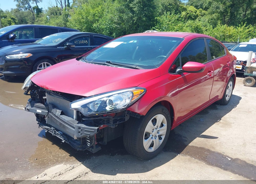2016 KIA FORTE VIN: KNAFK4A64G5611609