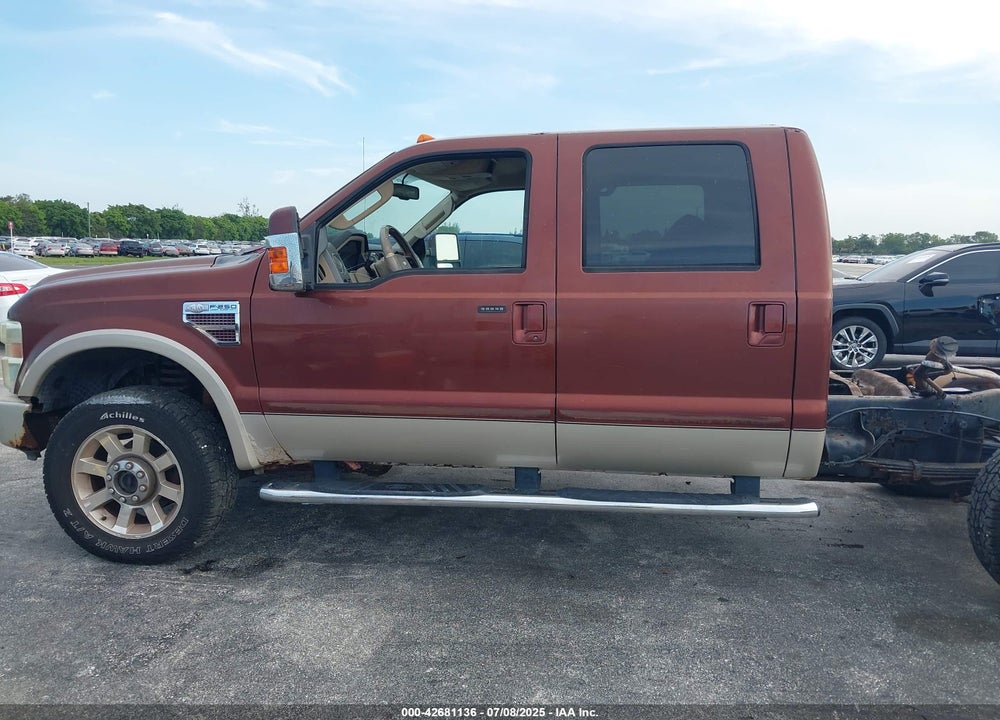 2008 FORD F-250 FX4/HARLEY-DAVIDSON/KING RANCH/LARIAT/XL/XLT VIN: 1FTSW21R48EB23430
