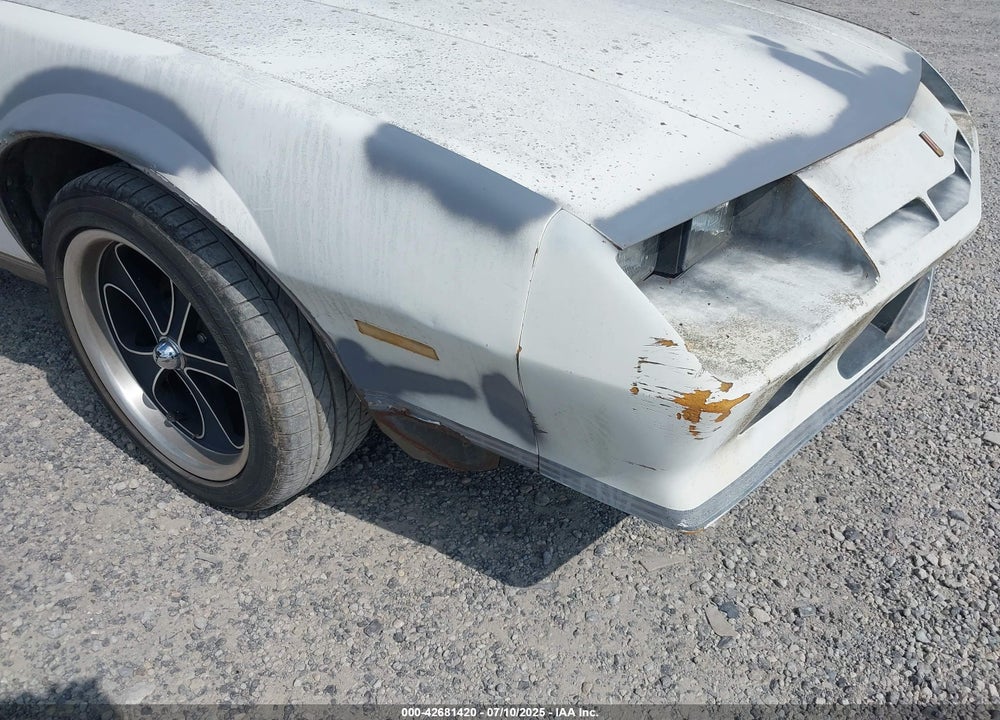 1983 CHEVROLET CAMARO BERLINETTA VIN: 1G1AS87H7DL165002