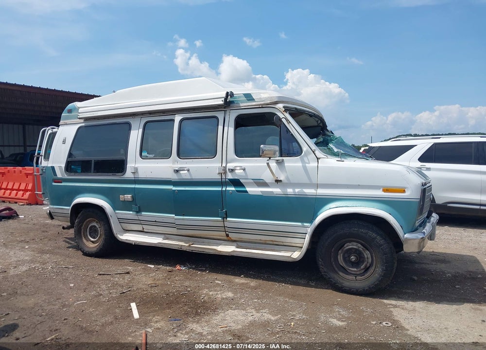 1991 FORD ECONOLINE E150 VAN VIN: 1FDEE14H0MHA06848