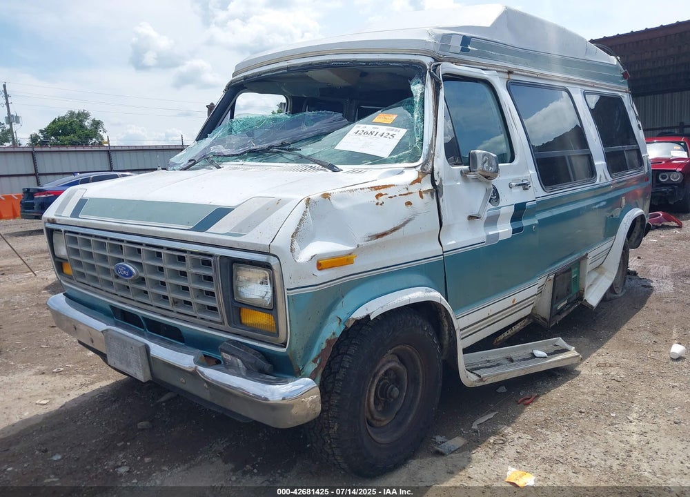 1991 FORD ECONOLINE E150 VAN VIN: 1FDEE14H0MHA06848