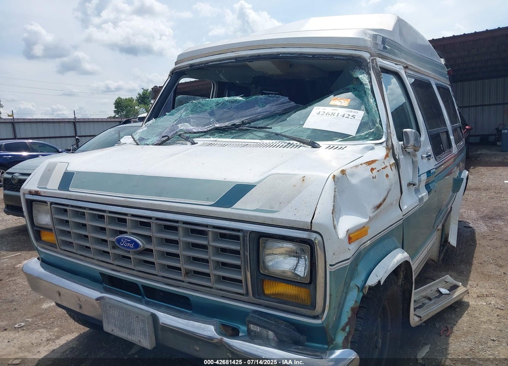 1991 FORD ECONOLINE E150 VAN VIN: 1FDEE14H0MHA06848