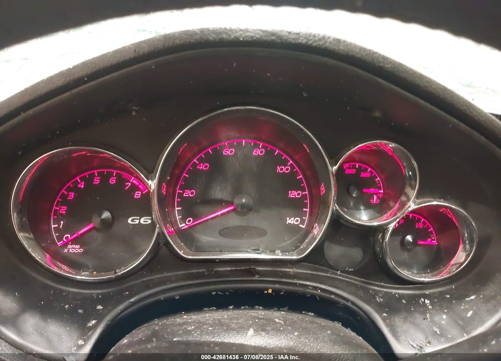2008 PONTIAC G6 GXP VIN: 1G2ZM177784202380