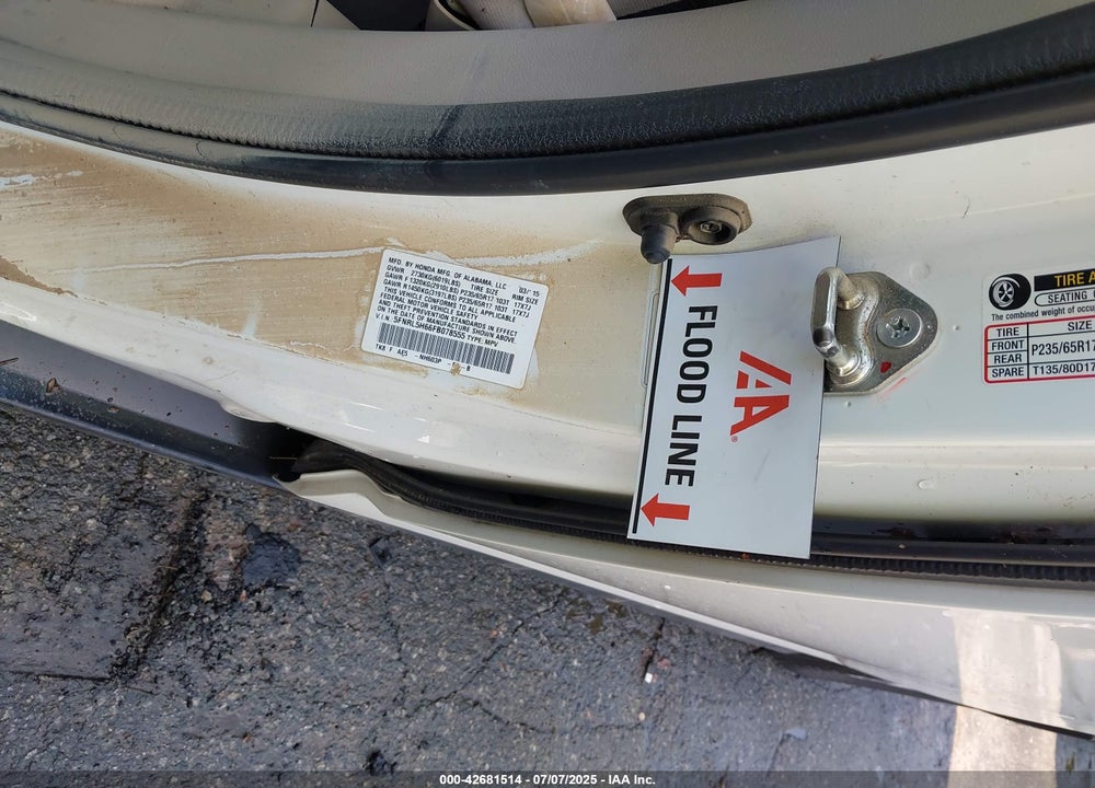 2015 HONDA ODYSSEY EX-L VIN: 5FNRL5H66FB078555