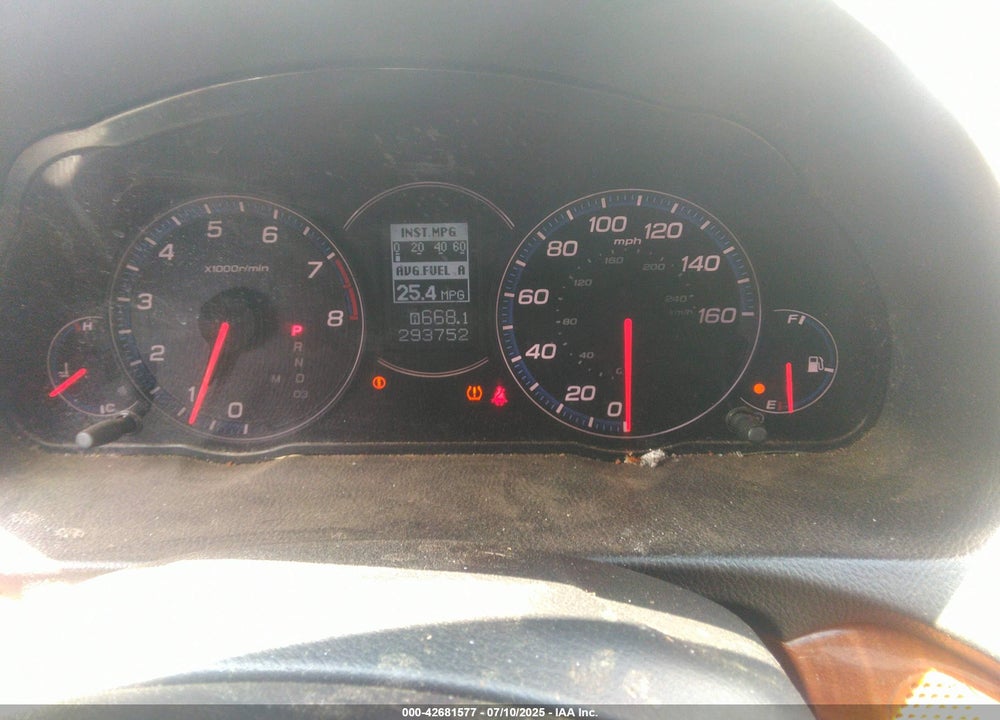 2008 ACURA TSX VIN: JH4CL96978C003193