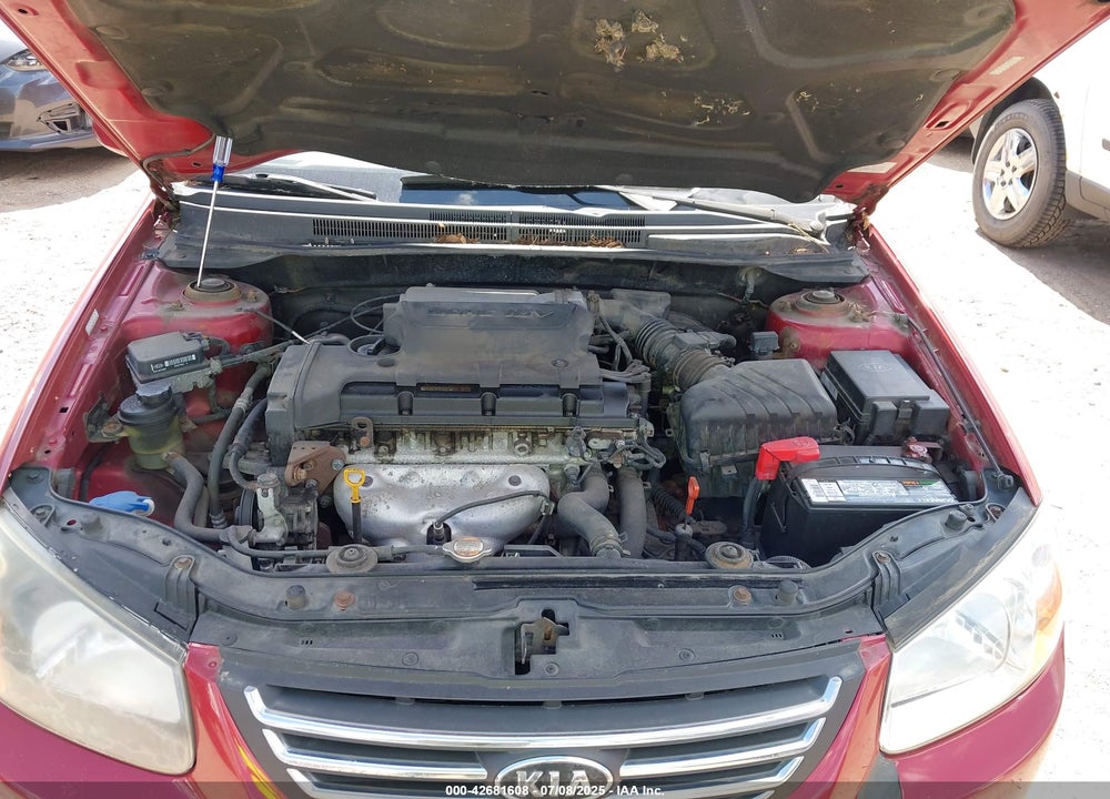 2009 KIA SPECTRA VIN: KNAFE221995657065