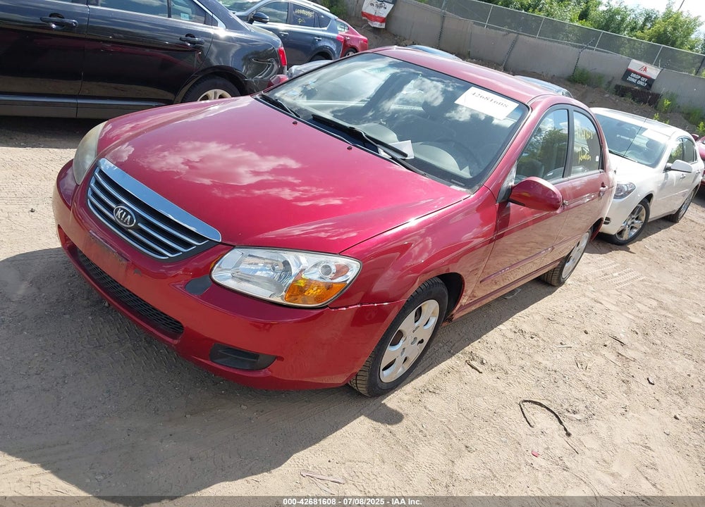2009 KIA SPECTRA VIN: KNAFE221995657065
