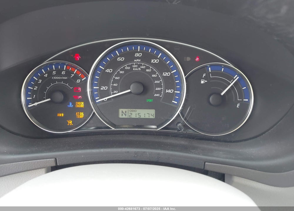 2010 SUBARU FORESTER VIN: JF2SH6CC7AH727036