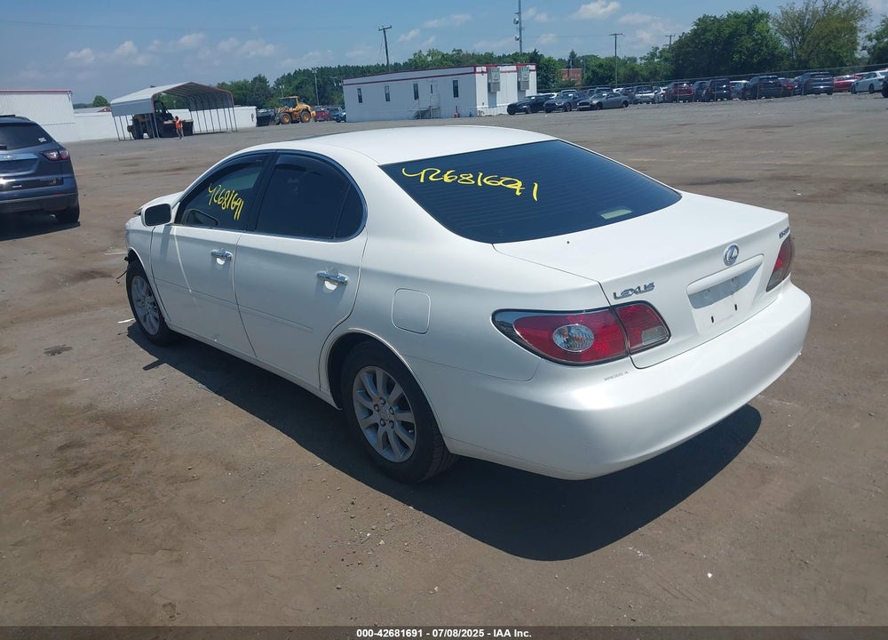 2004 LEXUS ES 330 VIN: JTHBA30G945004642