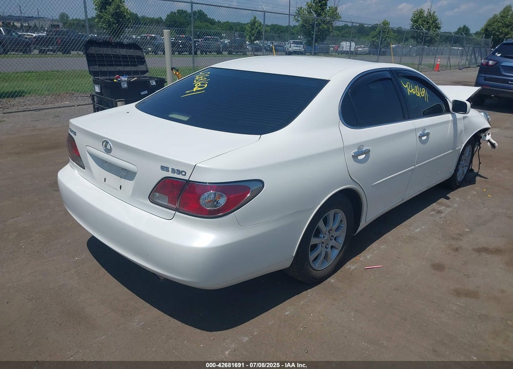 2004 LEXUS ES 330 VIN: JTHBA30G945004642