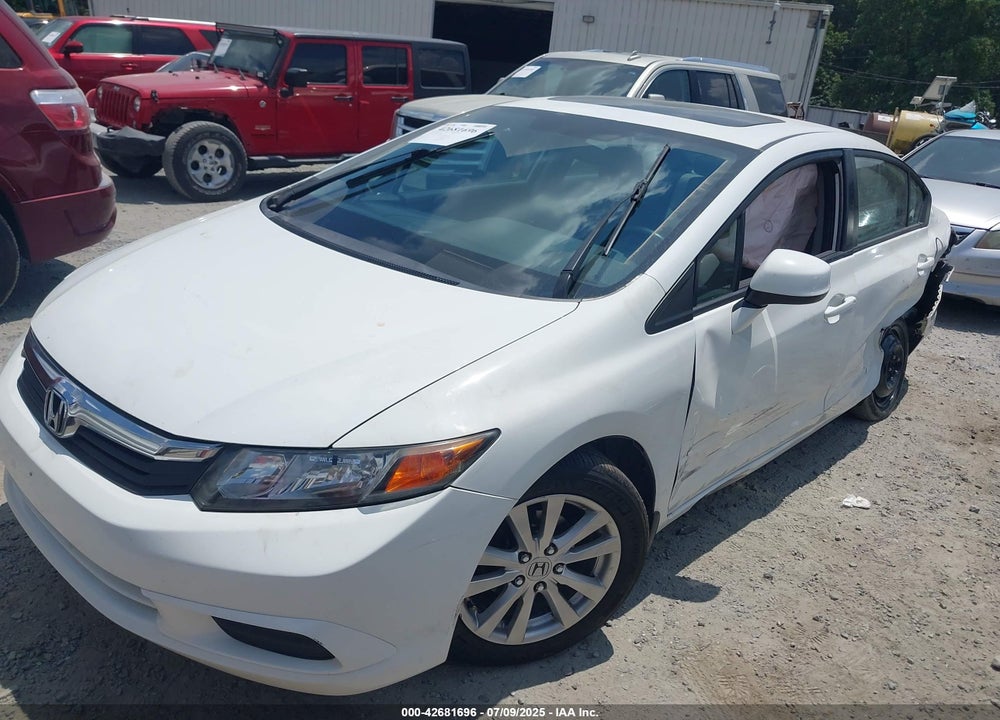 2012 HONDA CIVIC VIN: 2HGFB2F58CH008674