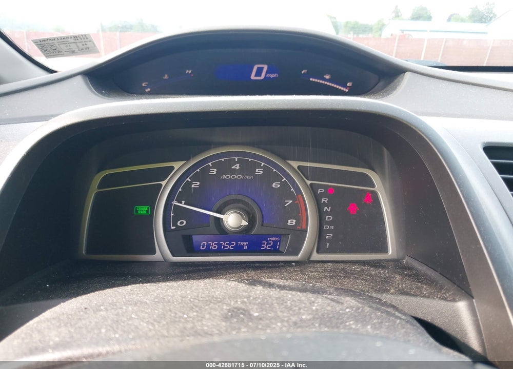2010 HONDA CIVIC VIN: 2HGFA1F52AH588675