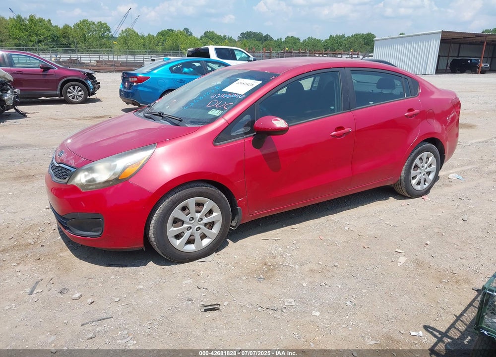 2012 KIA RIO EX VIN: KNADN4A37C6063632