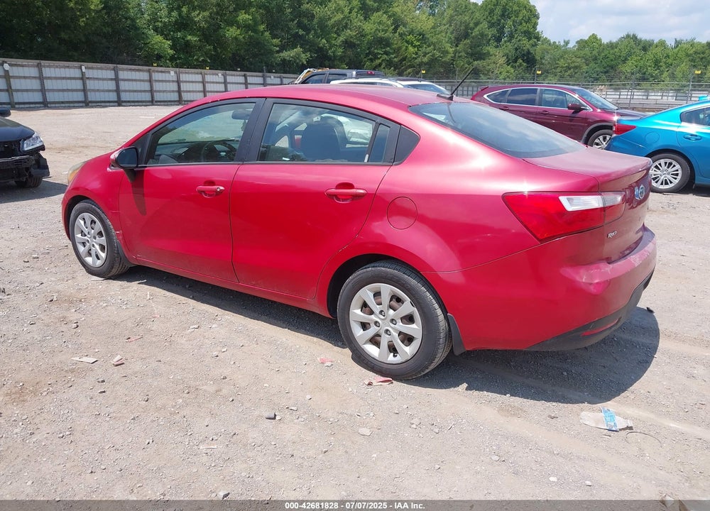 2012 KIA RIO EX VIN: KNADN4A37C6063632