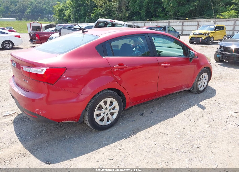 2012 KIA RIO EX VIN: KNADN4A37C6063632