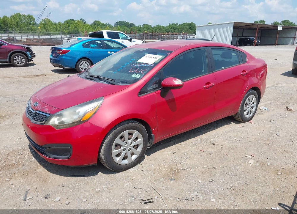 2012 KIA RIO EX VIN: KNADN4A37C6063632