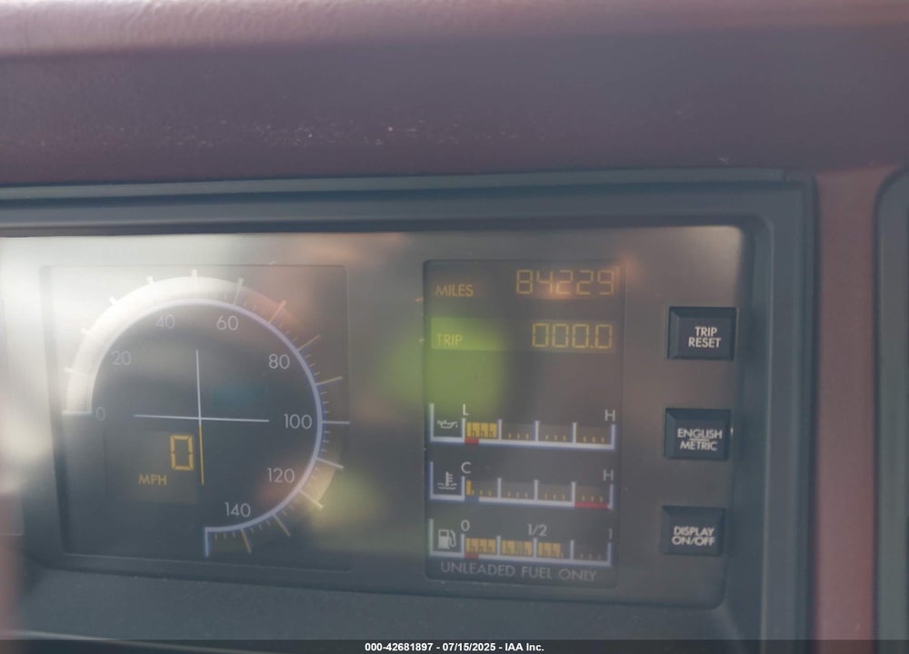 1988 CADILLAC ALLANTE VIN: 1G6VR3170JU102288