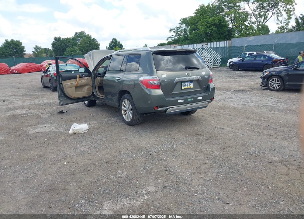2008 TOYOTA HIGHLANDER HYBRID LIMITED VIN: JTEEW44A482004675