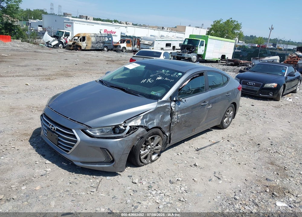 2018 HYUNDAI ELANTRA VIN: KMHD84LF9JU567203