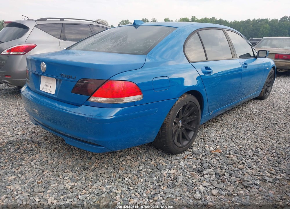 2006 BMW 750LI VIN: WBAHN83506DT59499
