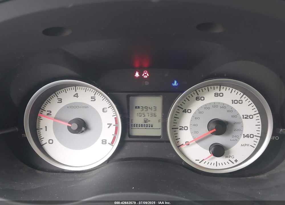 2012 SUBARU IMPREZA VIN: JF1GJAA62CG022510
